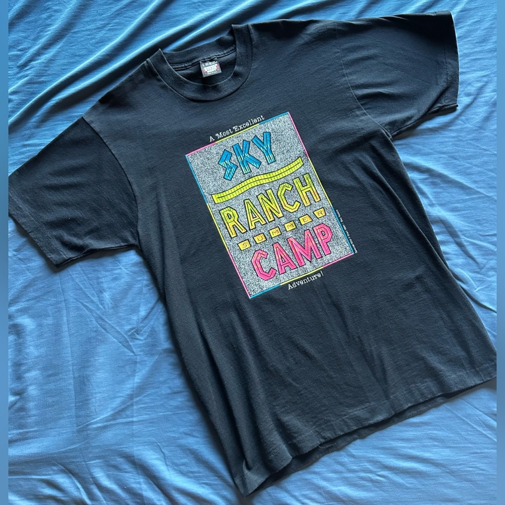 Rare 1991 Sky Ranch Camp Vintage Tee
